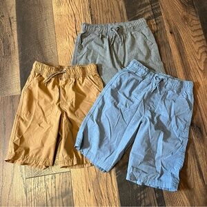 Jumping Beans Kids Shorts Bundle - Tan, Gray, Blue
